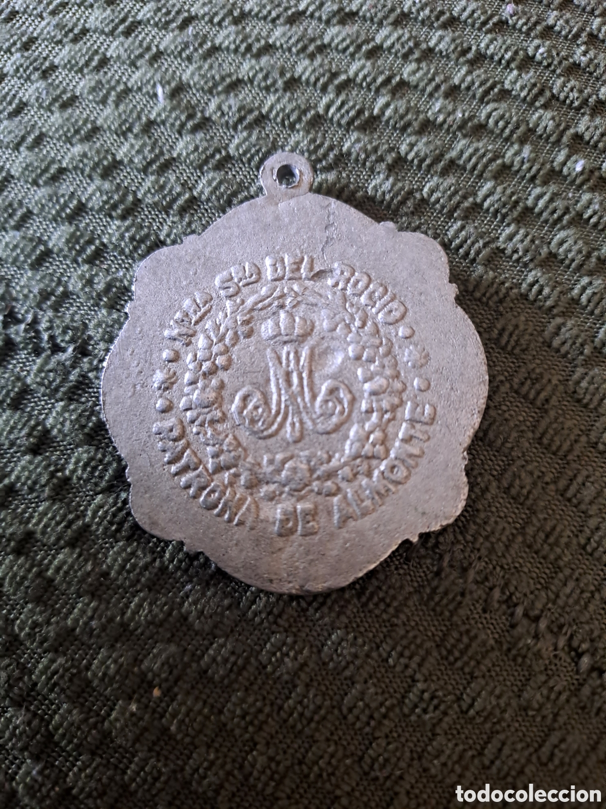 Antig&uuml;edades: ANTIGUA MEDALLA VIRGEN DEL ROCIO - Foto 2