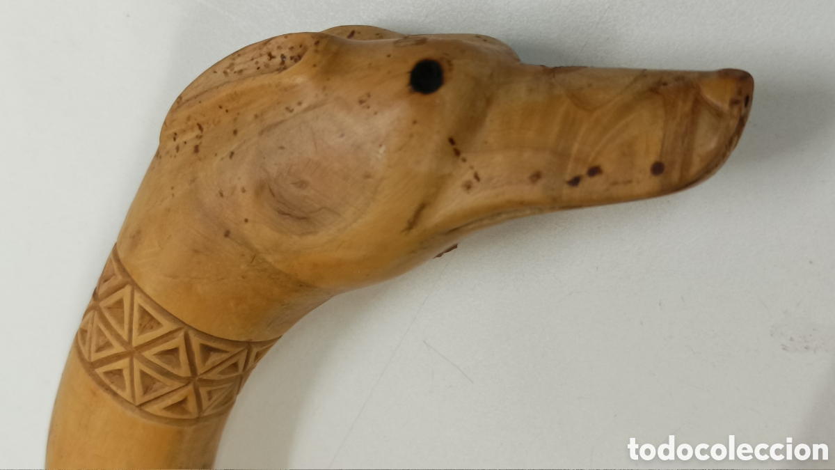 Antig&uuml;edades: Bast&oacute;n pastoril finamente tallado - Foto 5
