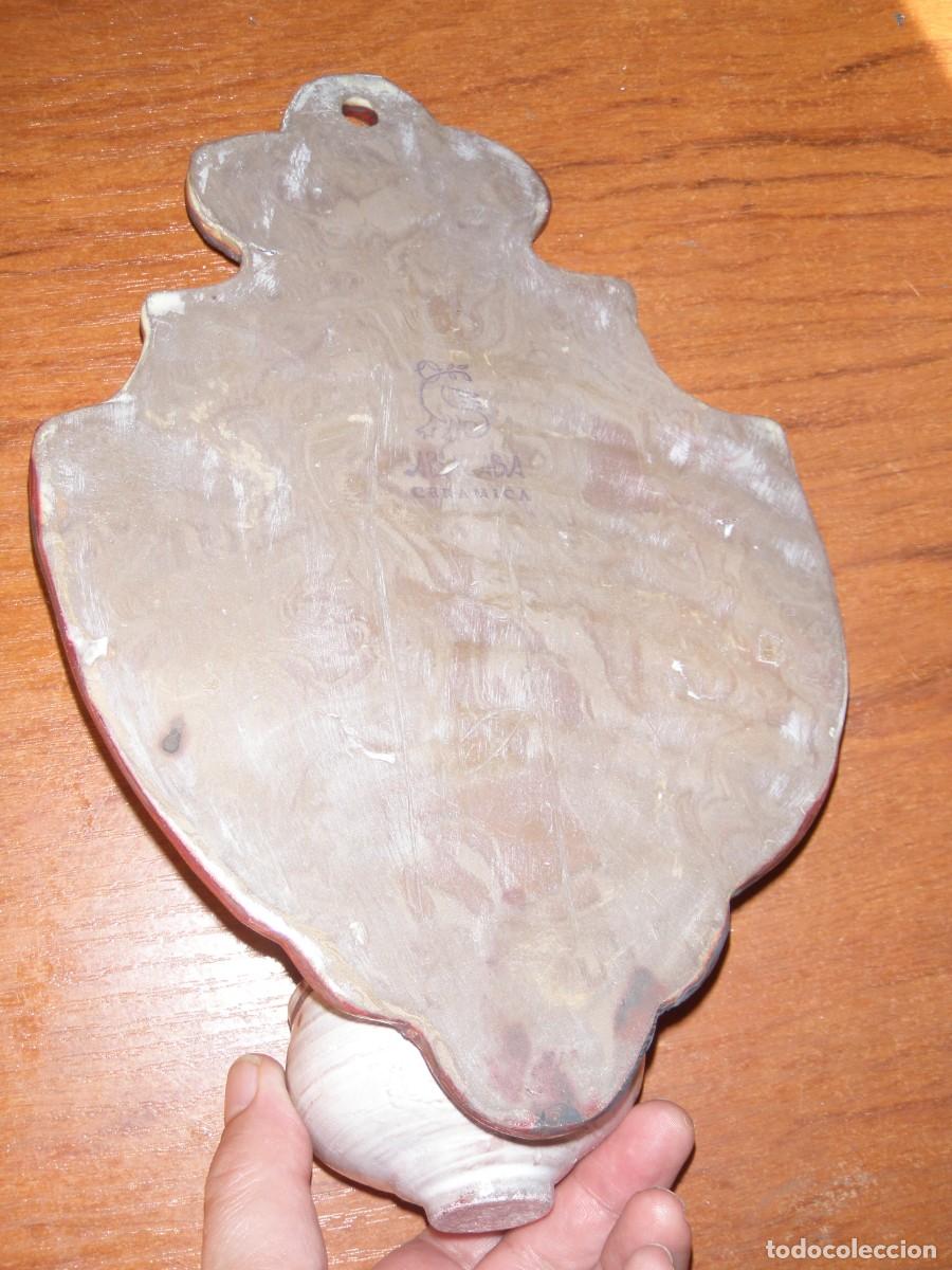 Antig&uuml;edades: BENDITERA CERAMICA MARCA ABACABA unica!! - Foto 4