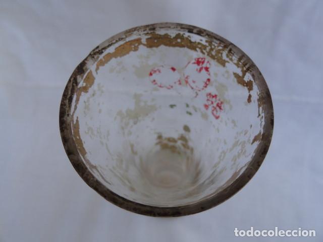 Antig&uuml;edades: JARRON VIOLETERO DE CRISTAL. - Foto 4