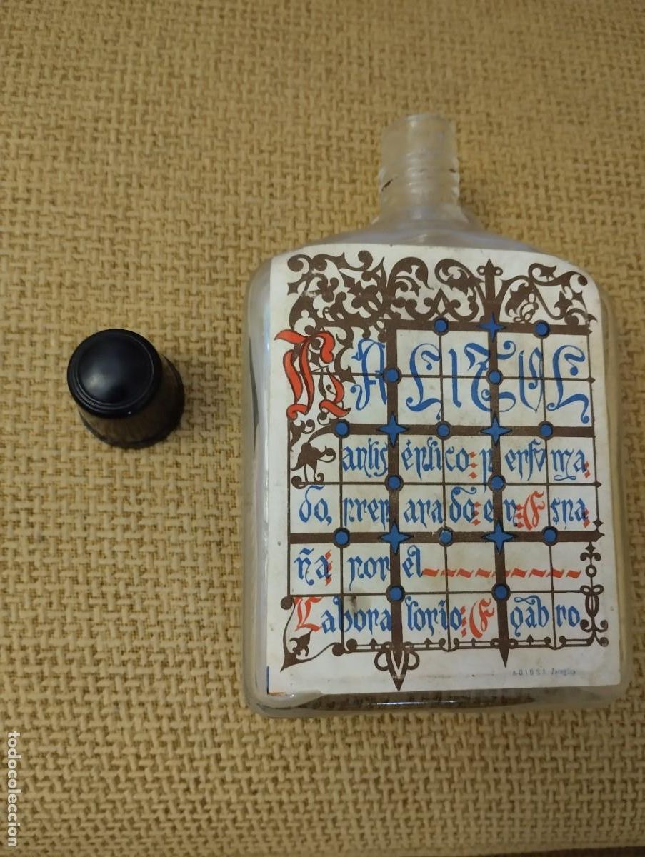 Antig&uuml;edades: Frasco Halitol a&ntilde;os 30 - Foto 1