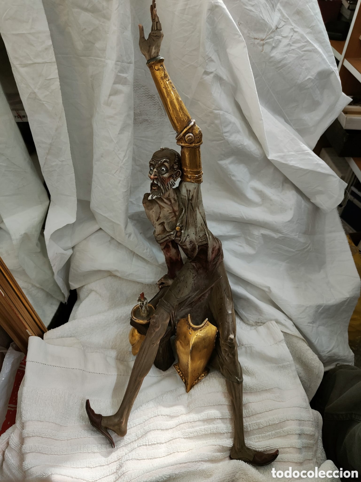 Antig&uuml;edades: Figura DON QUIJOTE P A E S A - Foto 2