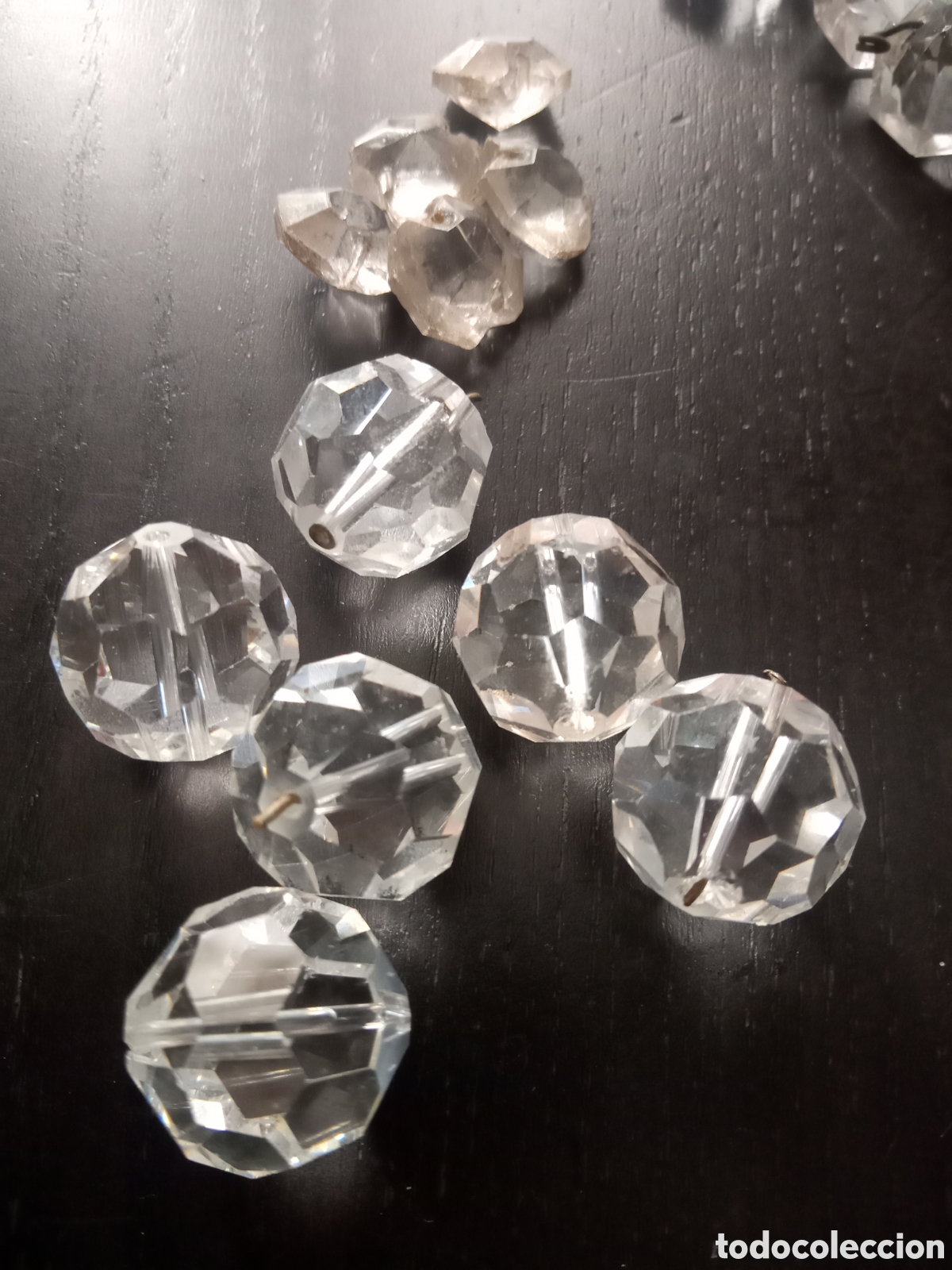 Antig&uuml;edades: Conjunto de perlas antiguas distintos modelos - Foto 3