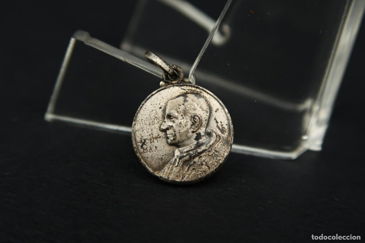 Antig&uuml;edades: Antigua Medalla Religiosa de Plata - Foto 3
