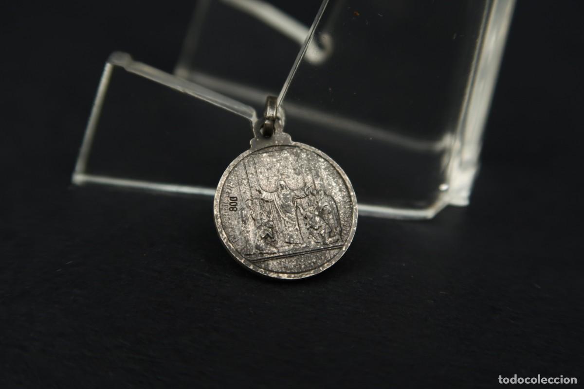 Antig&uuml;edades: Antigua Medalla Religiosa de Plata - Foto 6