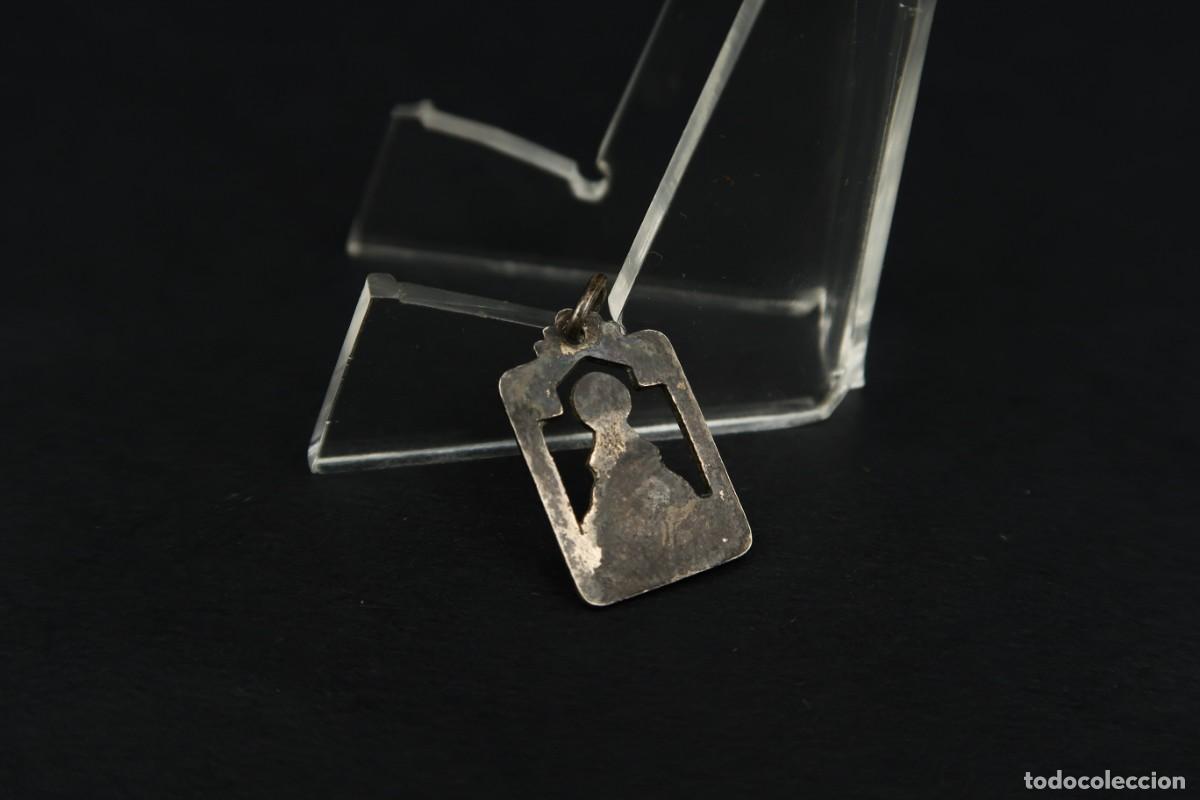 Antig&uuml;edades: Antigua Medalla Religiosa de Plata - Foto 5