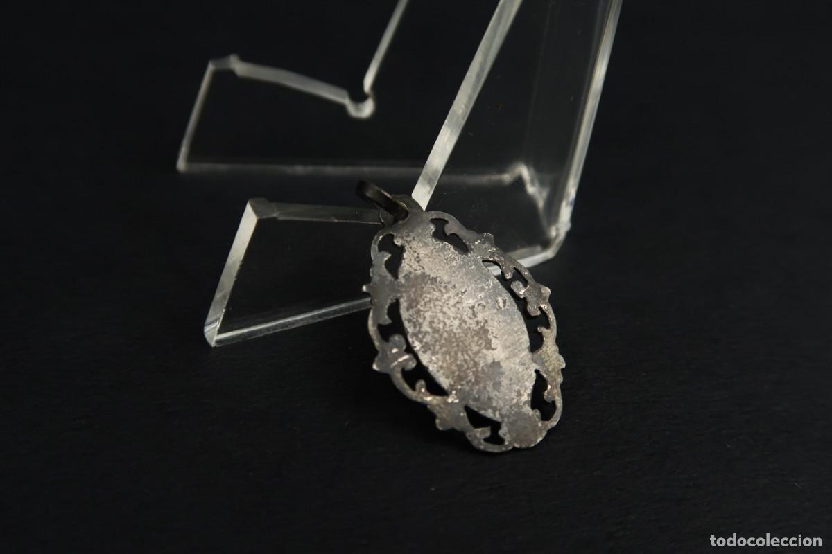 Antig&uuml;edades: Antigua Medalla Religiosa de Plata - Foto 6