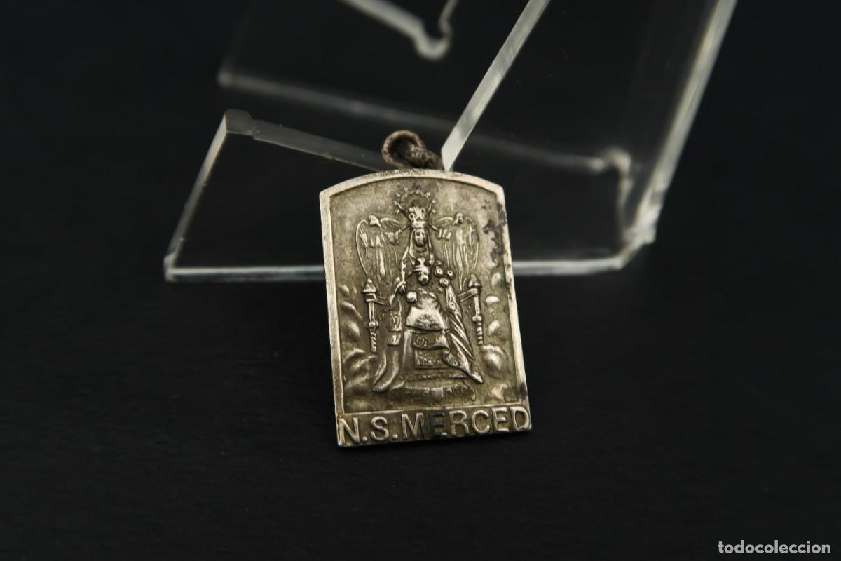 Antig&uuml;edades: Antigua Medalla Religiosa de Plata - Foto 3