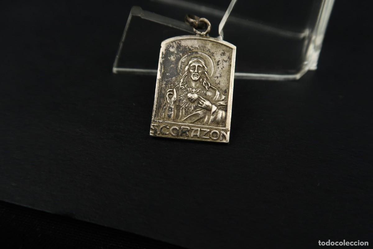 Antig&uuml;edades: Antigua Medalla Religiosa de Plata - Foto 6