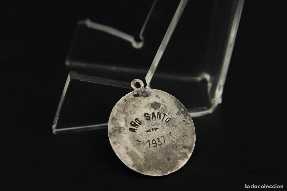 Antig&uuml;edades: Antigua Medalla Religiosa de Plata - Foto 5