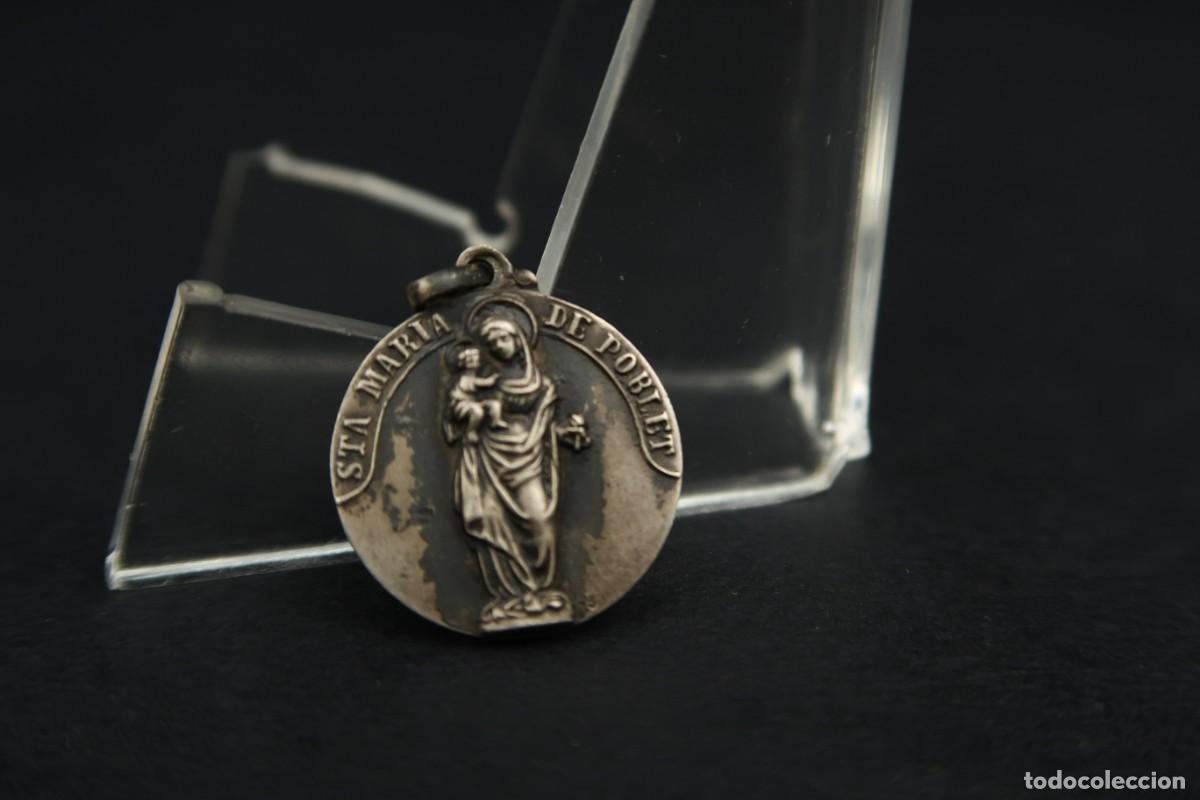 Antig&uuml;edades: Antigua Medalla Religiosa de Plata - Foto 3