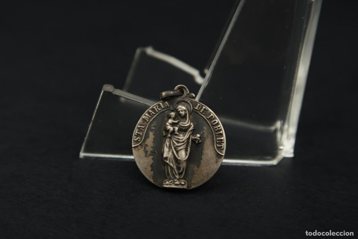 Antig&uuml;edades: Antigua Medalla Religiosa de Plata - Foto 4