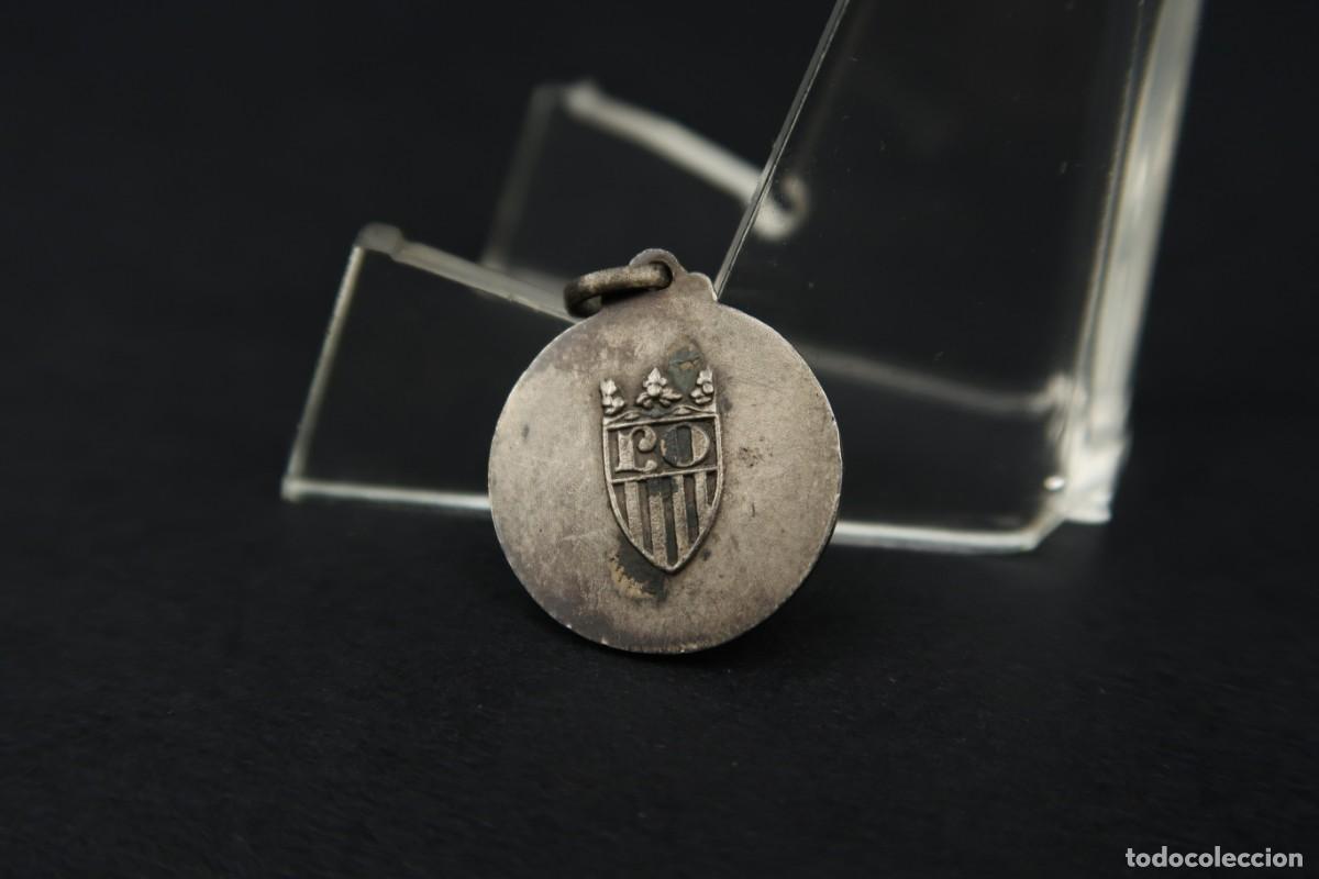 Antig&uuml;edades: Antigua Medalla Religiosa de Plata - Foto 7
