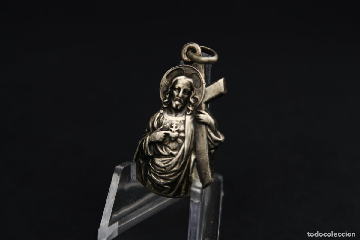 Antig&uuml;edades: Antigua Medalla Religiosa de Plata - Foto 1
