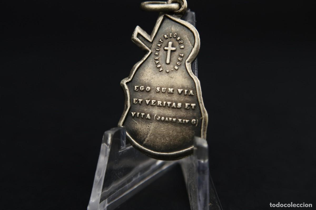 Antig&uuml;edades: Antigua Medalla Religiosa de Plata - Foto 7