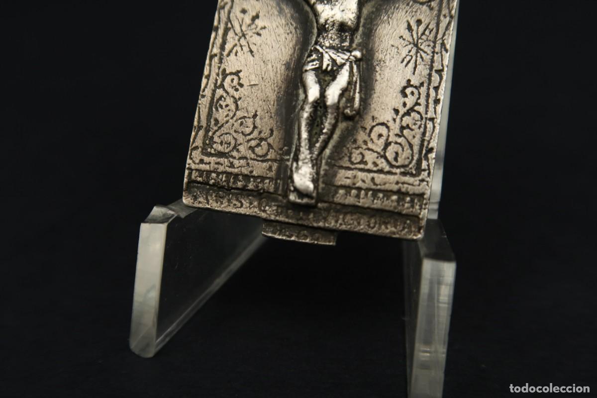 Antig&uuml;edades: Antigua Medalla Religiosa de Plata - Foto 5