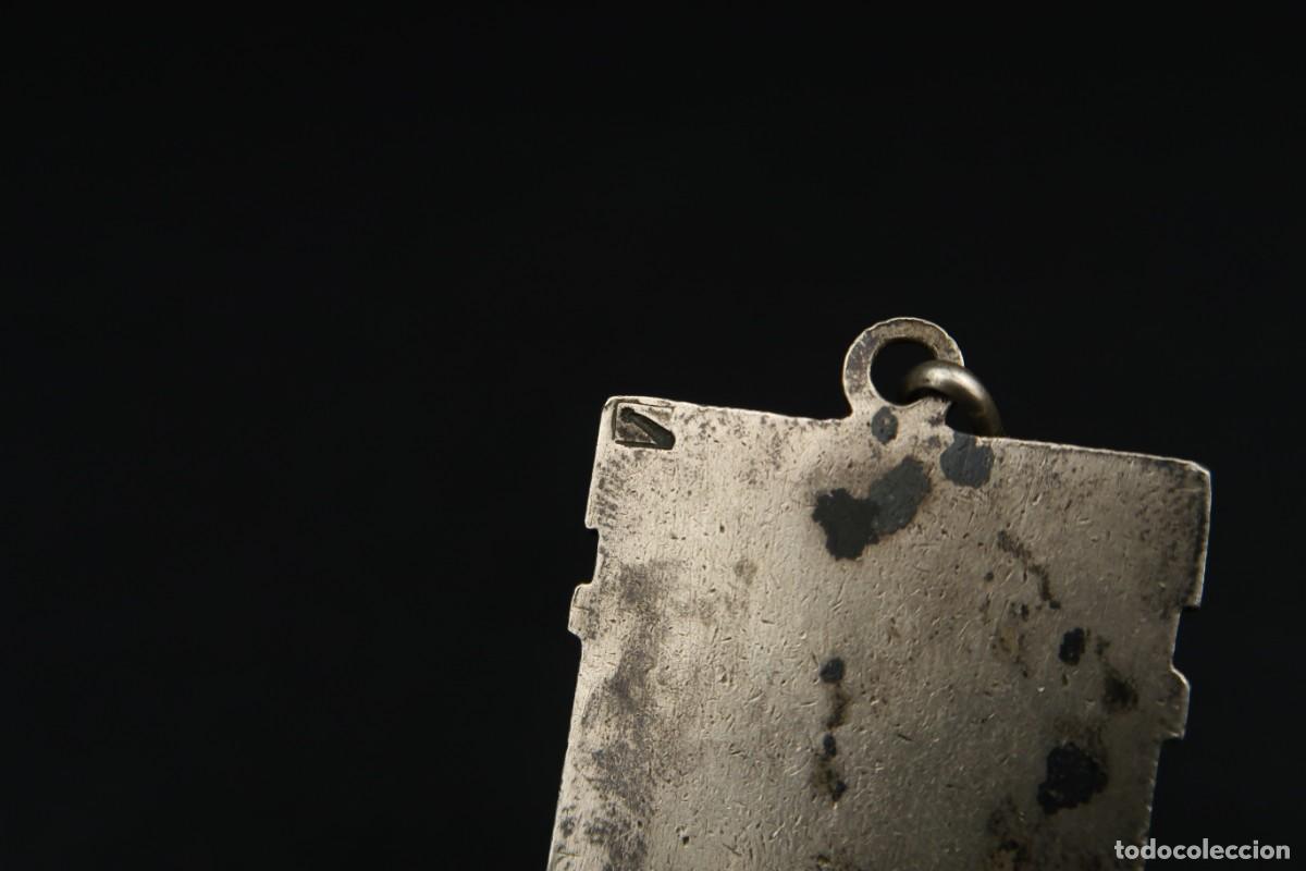 Antig&uuml;edades: Antigua Medalla Religiosa de Plata - Foto 7