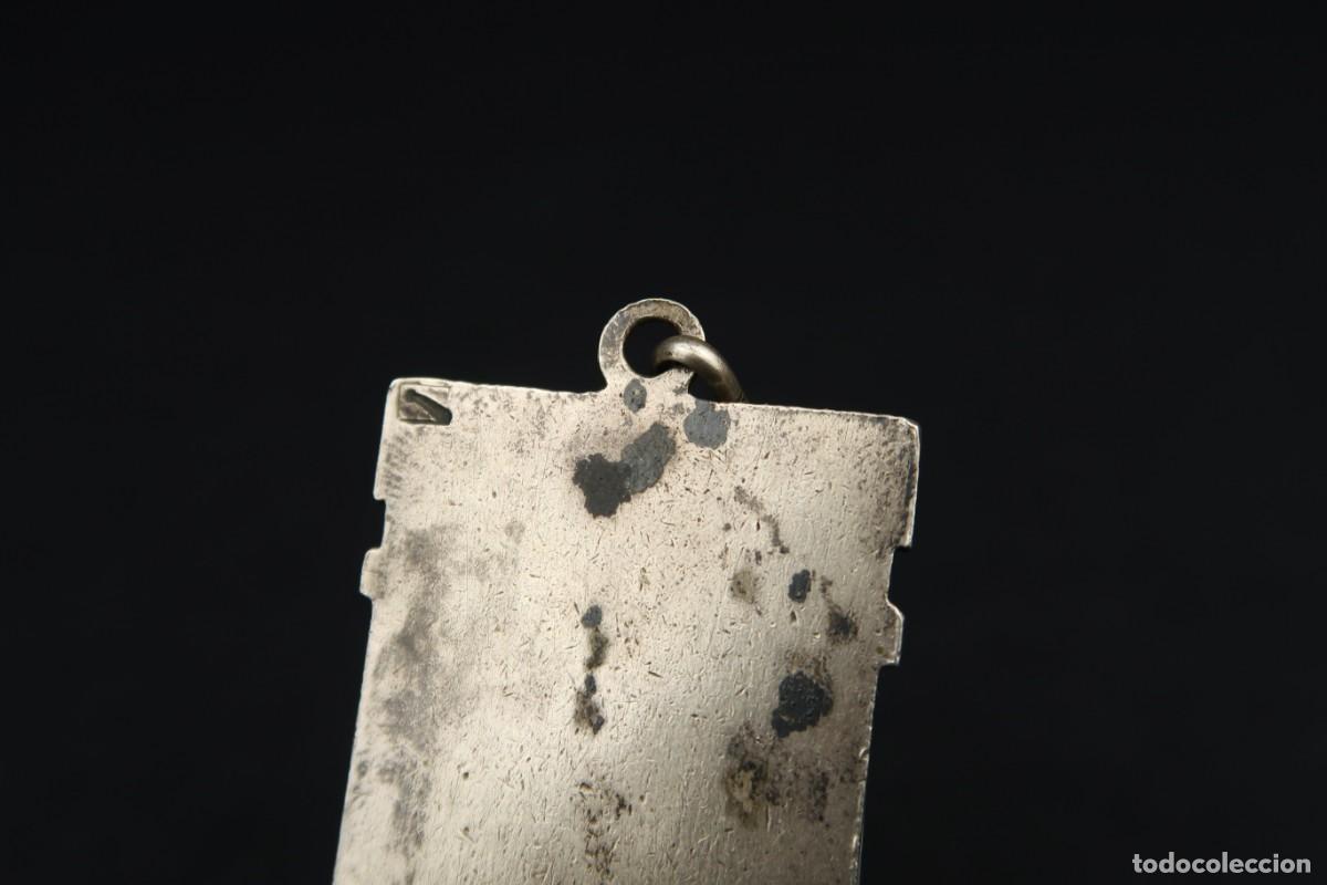 Antig&uuml;edades: Antigua Medalla Religiosa de Plata - Foto 8