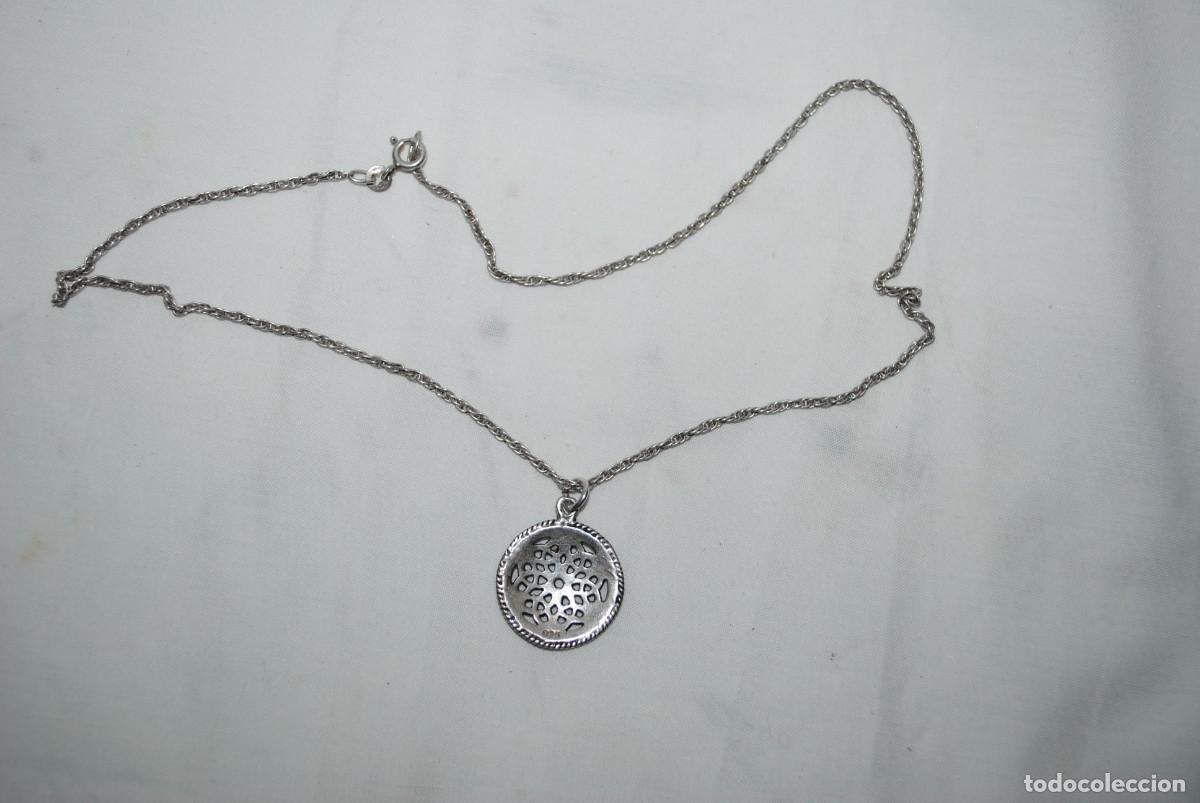 Antig&uuml;edades: CADENA Y MEDALLA DE PLATA CON CUPIDO . - Foto 3