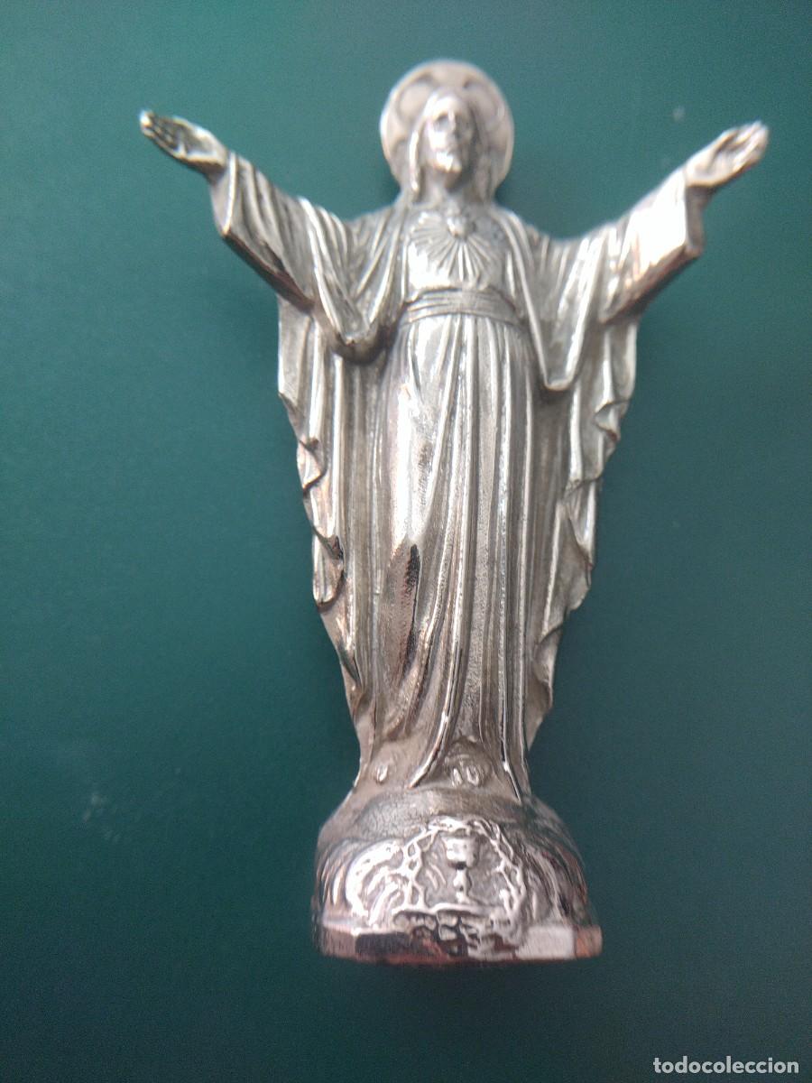 Antig&uuml;edades: Antiguo Sagrado Coraz&oacute;n plateado - Foto 3