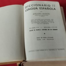 Antigüedades: 1961. DICCIONARIO LENGUA ESPAÑOLA. POR ATILANO RANCES