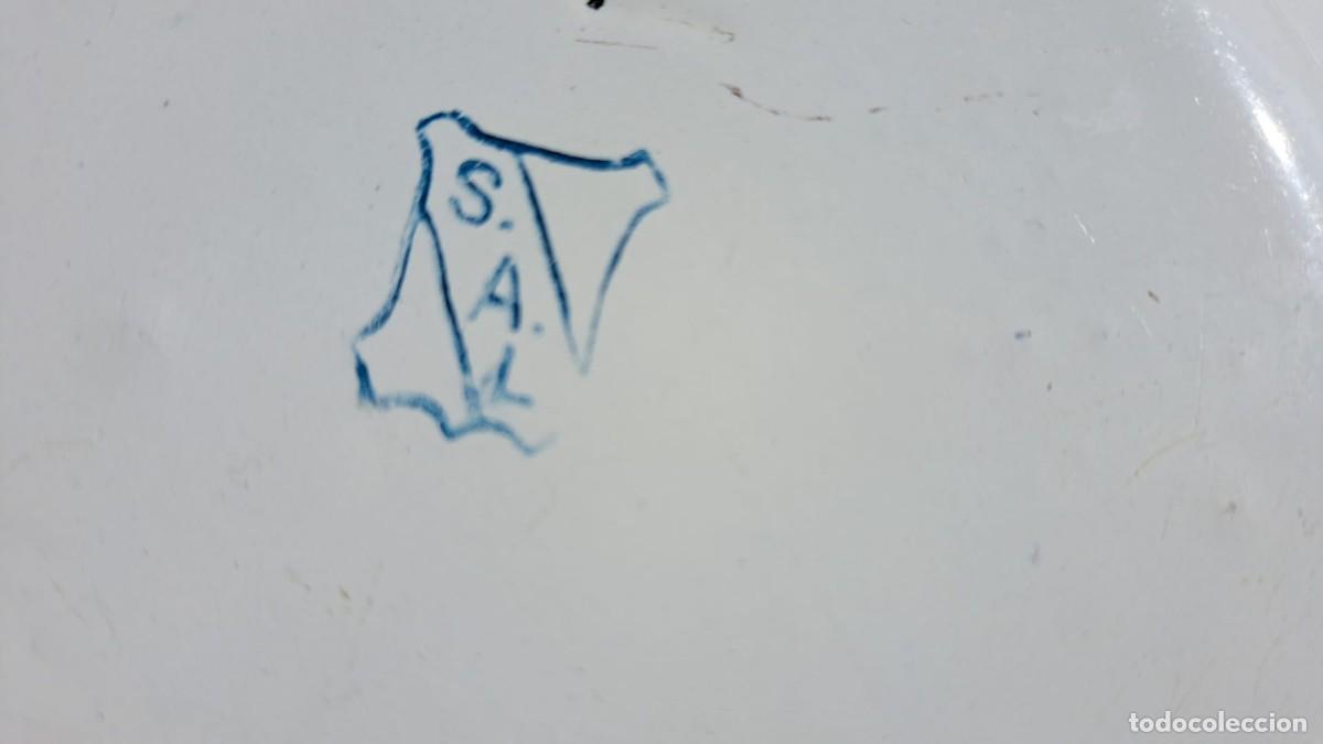 Antig&uuml;edades: PLATO Hierro Esmaltado Marca Sal - Foto 3