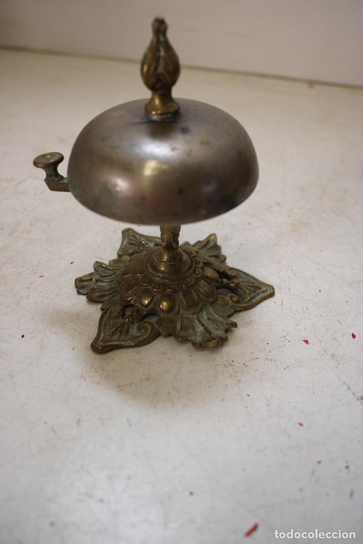Antig&uuml;edades: llamador de bronce timbre de hotel - Foto 3