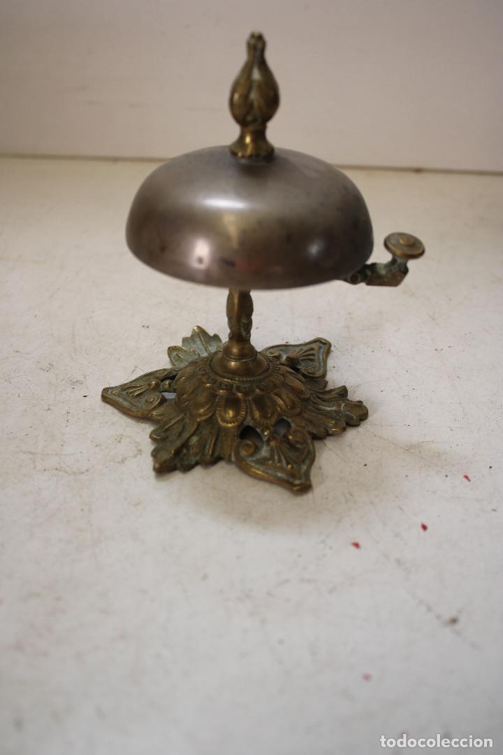 Antig&uuml;edades: llamador de bronce timbre de hotel - Foto 1