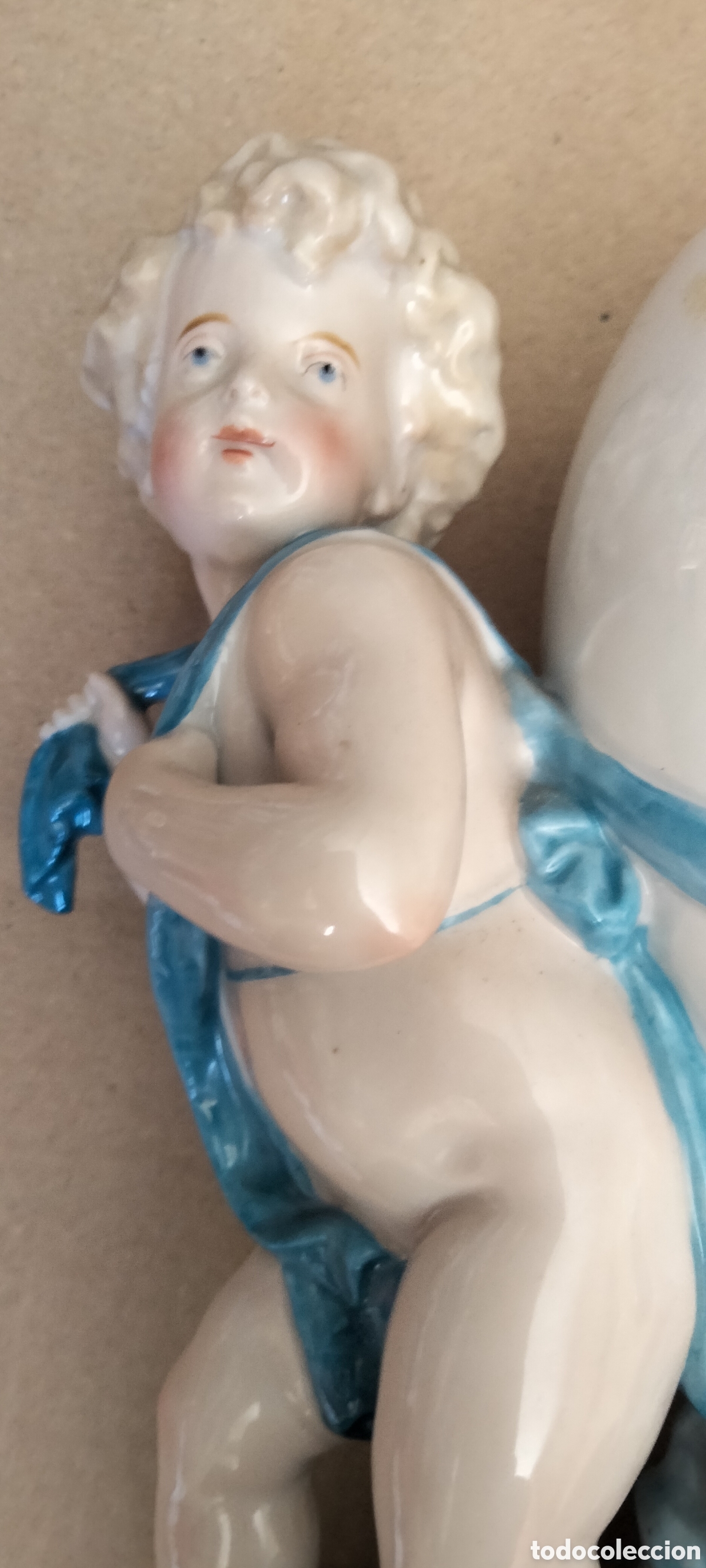 Antig&uuml;edades: FLORERO PORCELANA - Foto 8