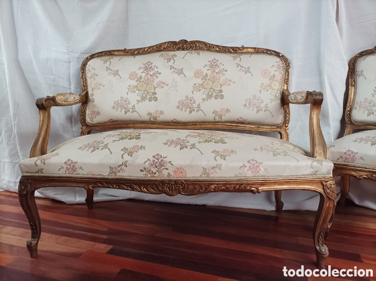 Antig&uuml;edades: Sill&oacute;n dos plazas antiguo - Foto 2