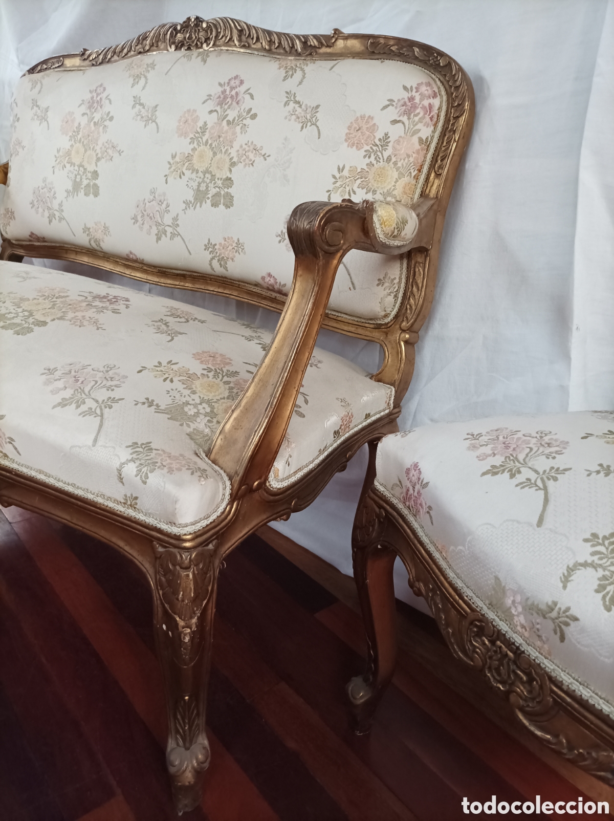 Antig&uuml;edades: Sill&oacute;n dos plazas antiguo - Foto 5