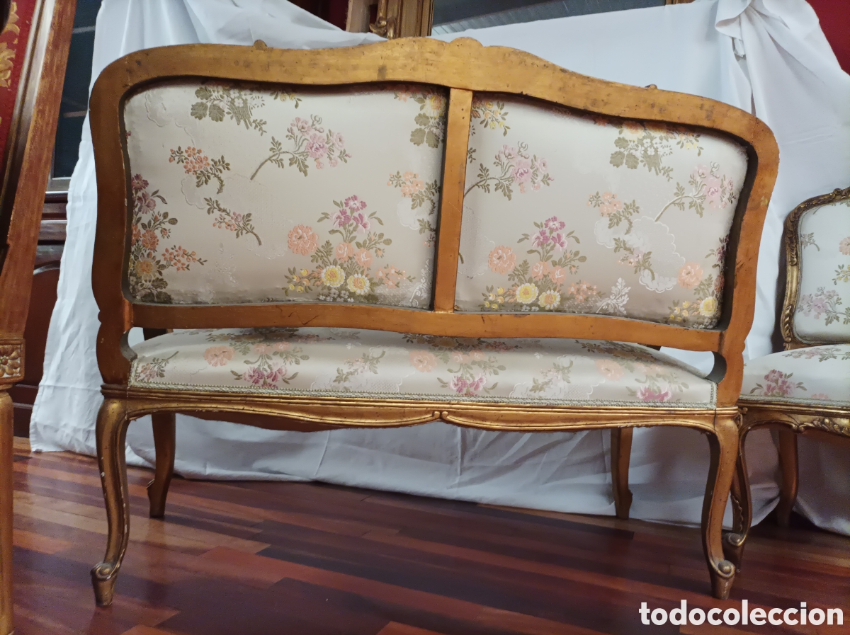 Antig&uuml;edades: Sill&oacute;n dos plazas antiguo - Foto 6