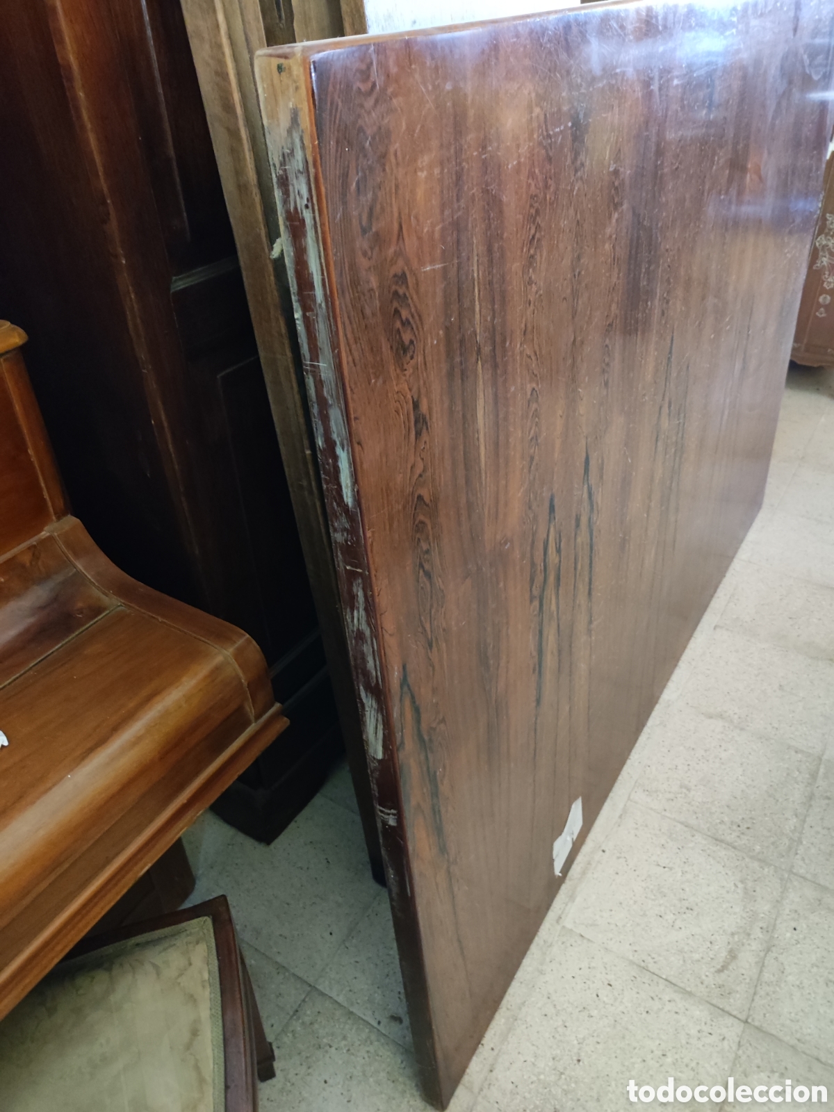Antig&uuml;edades: Tablero de mesa - Foto 3