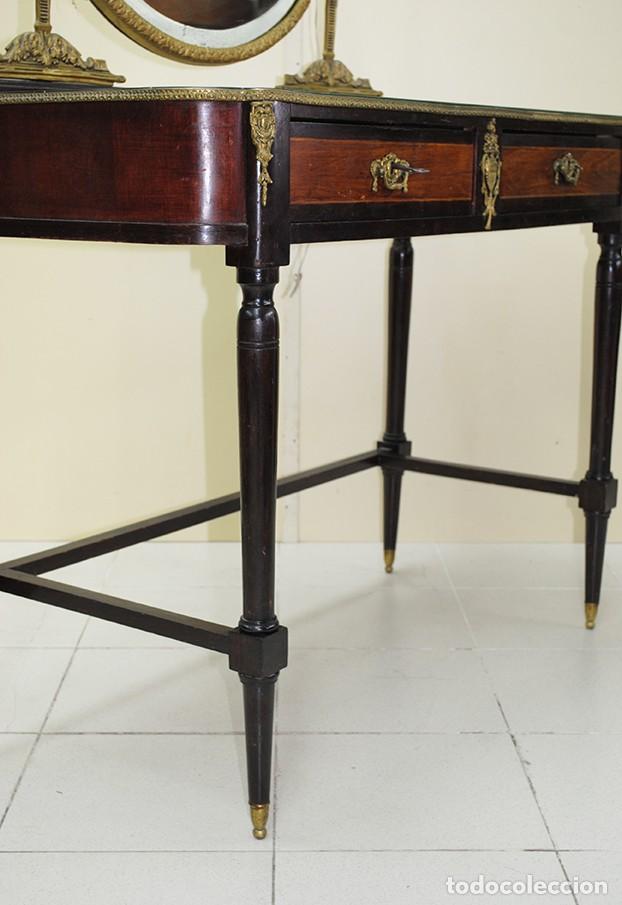 Antig&uuml;edades: ANTIGUO TOCADOR CON ESPEJO ESTILO IMPERIO - Foto 11