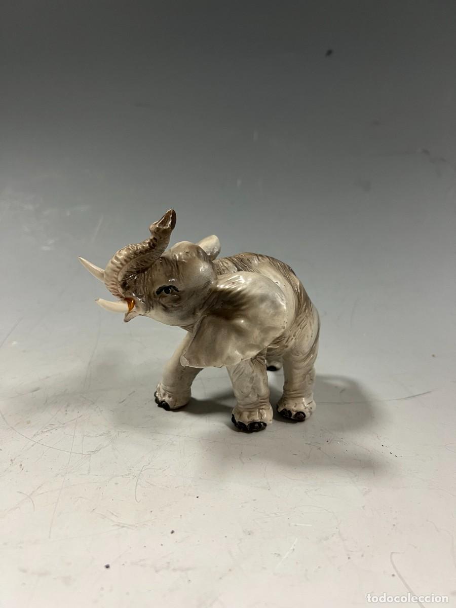 Antig&uuml;edades: ELEFANTE DE PORCELANA - Foto 4