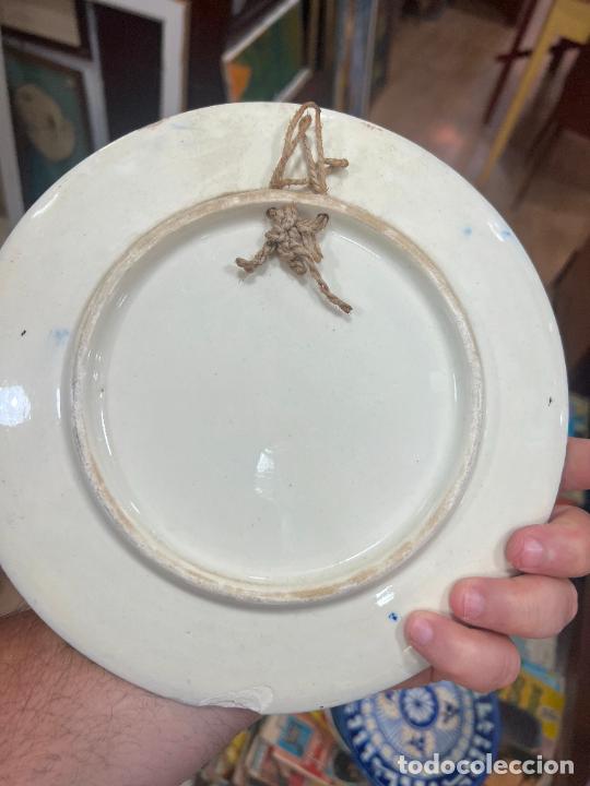 Antig&uuml;edades: PLATO CERAMICO - MEDIDA 22,5 CM - Foto 5