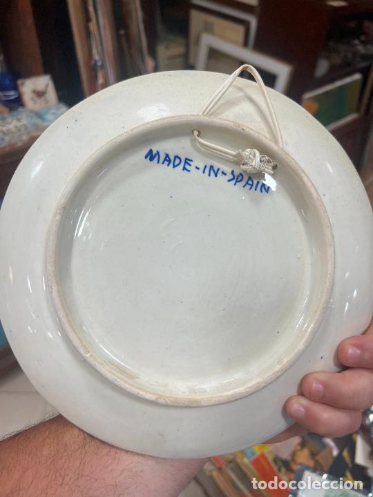 Antig&uuml;edades: PLATO CERAMICO - MEDIDA 22,5 CM - Foto 4