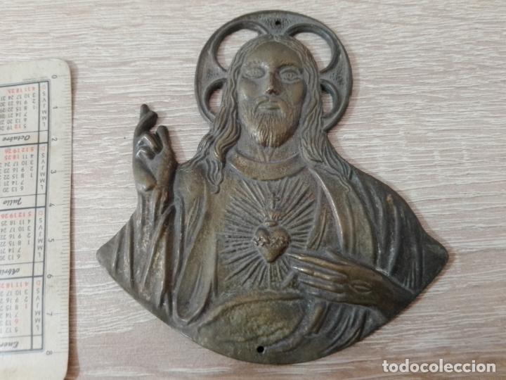Antig&uuml;edades: Placa de puerta. Sagrado Coraz&oacute;n - Foto 1