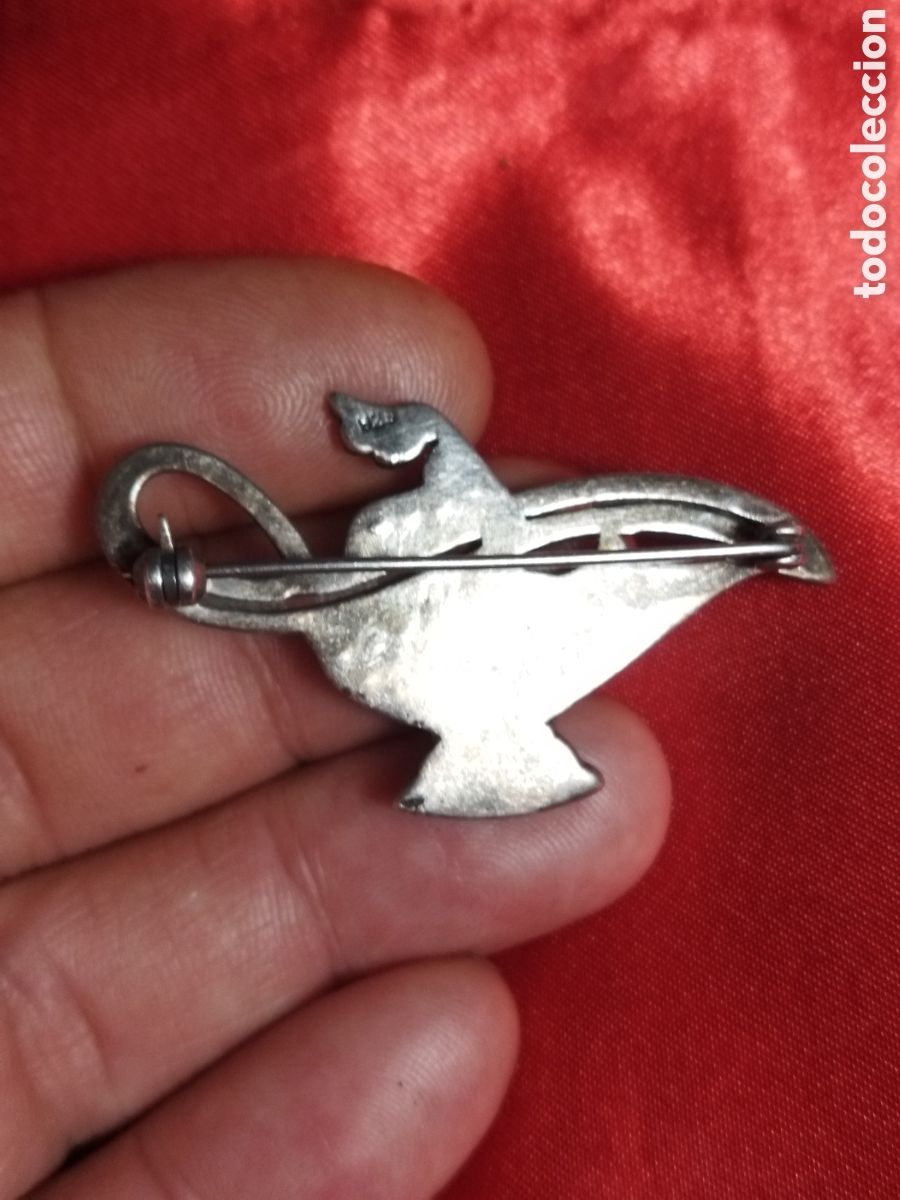 Antig&uuml;edades: broche de plata antiguo - Foto 3