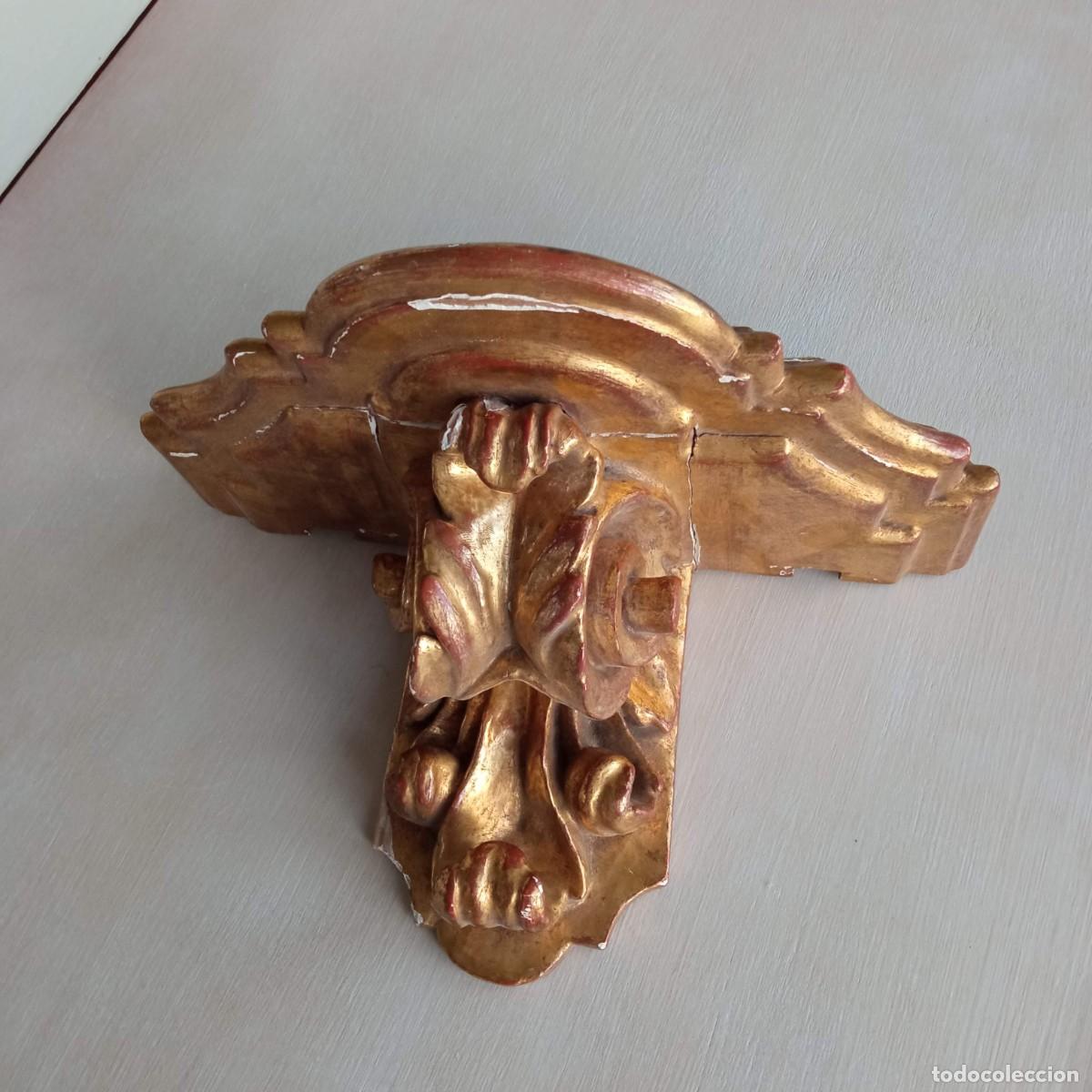 Antig&uuml;edades: M&eacute;nsula de madera oro fino - Foto 3