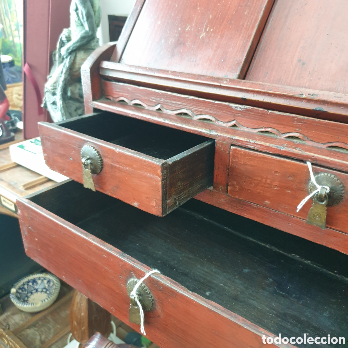 Antig&uuml;edades: Impresionante JOYERO CON ESPEJO - Foto 3