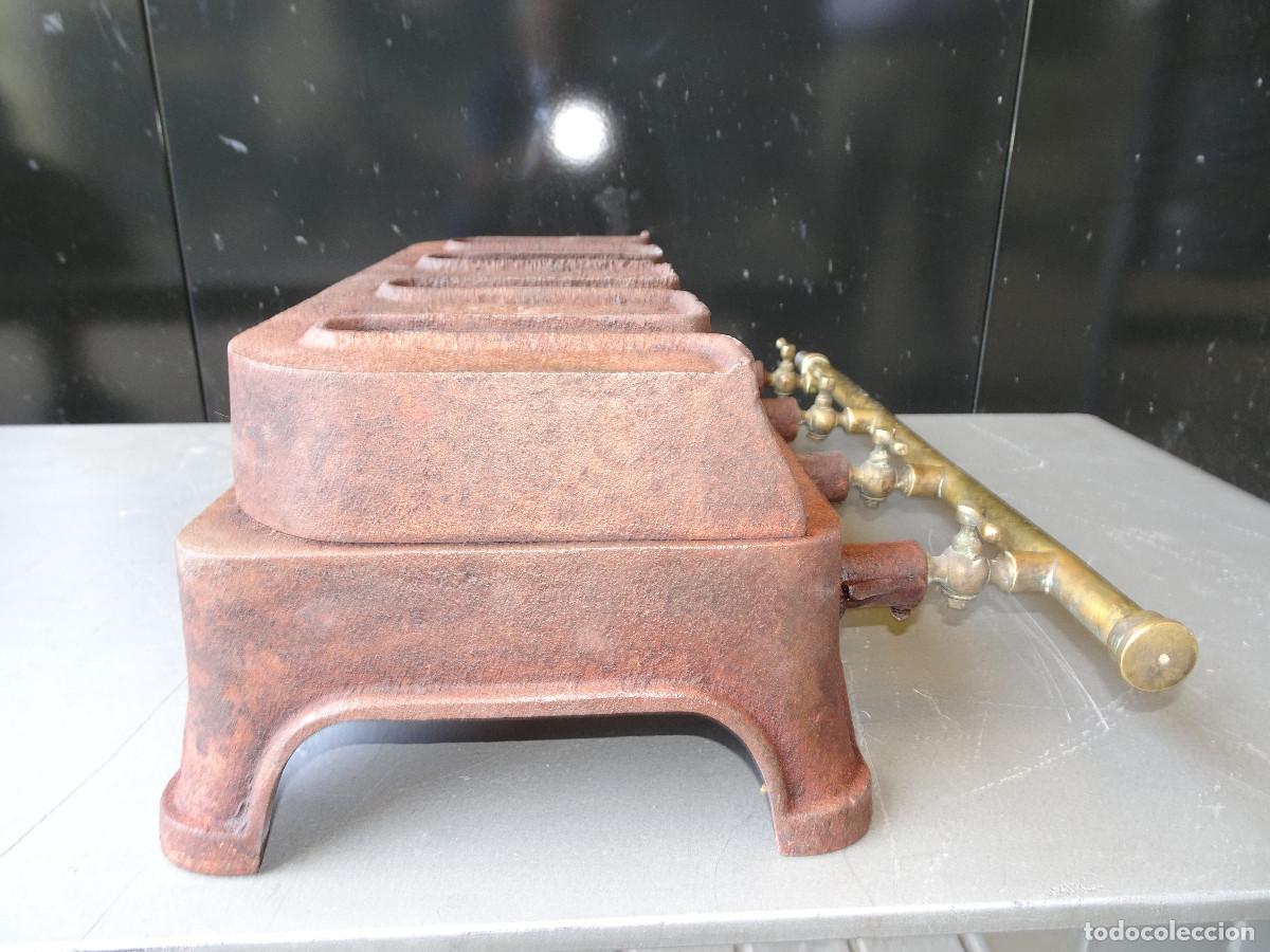 Antig&uuml;edades: Calienta planchas antiguo a gas - Foto 3