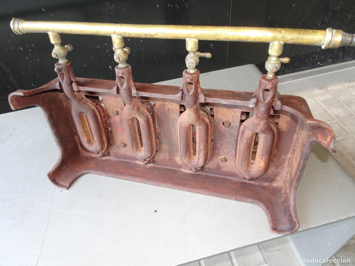 Antig&uuml;edades: Calienta planchas antiguo a gas - Foto 8
