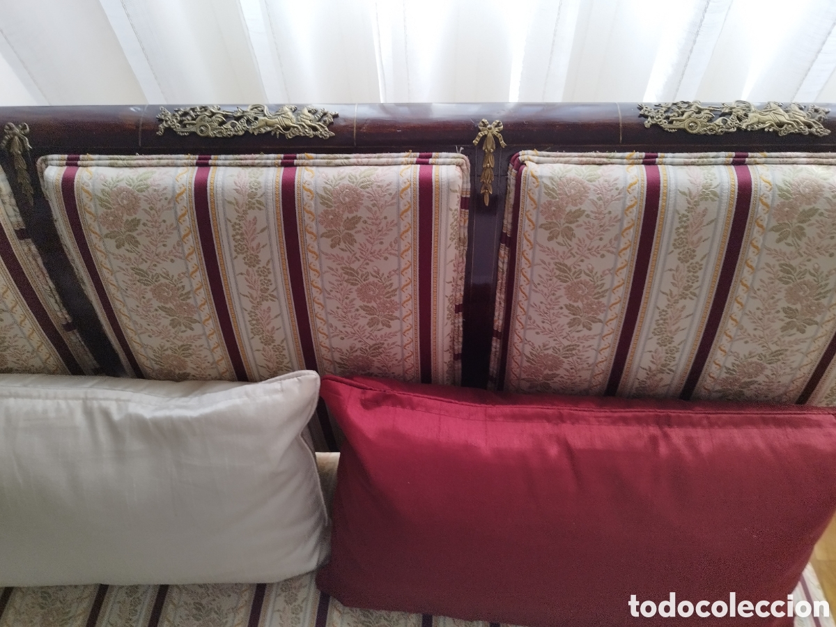 Antig&uuml;edades: Tresillo Isabelino caoba - Foto 11