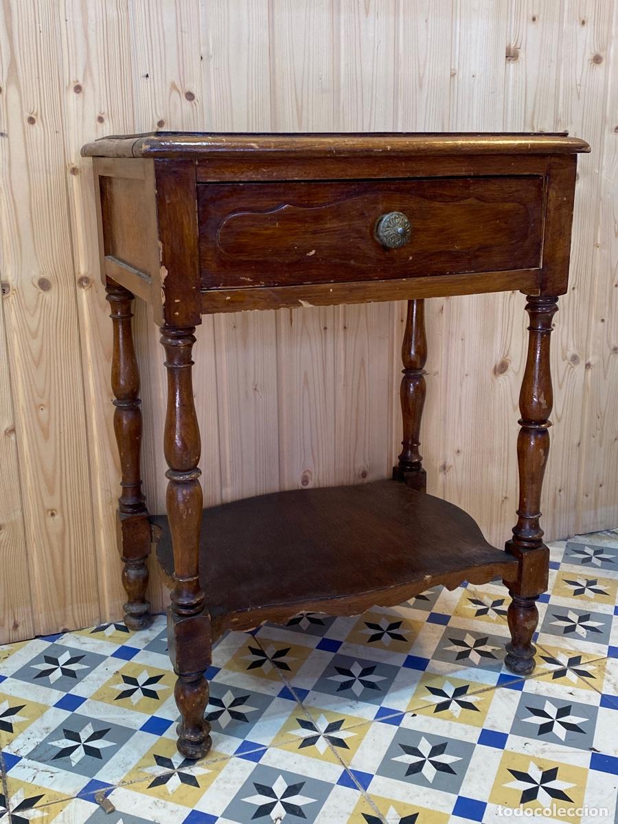 Antig&uuml;edades: ANTIGUA MESITA DE MADERA - Foto 4