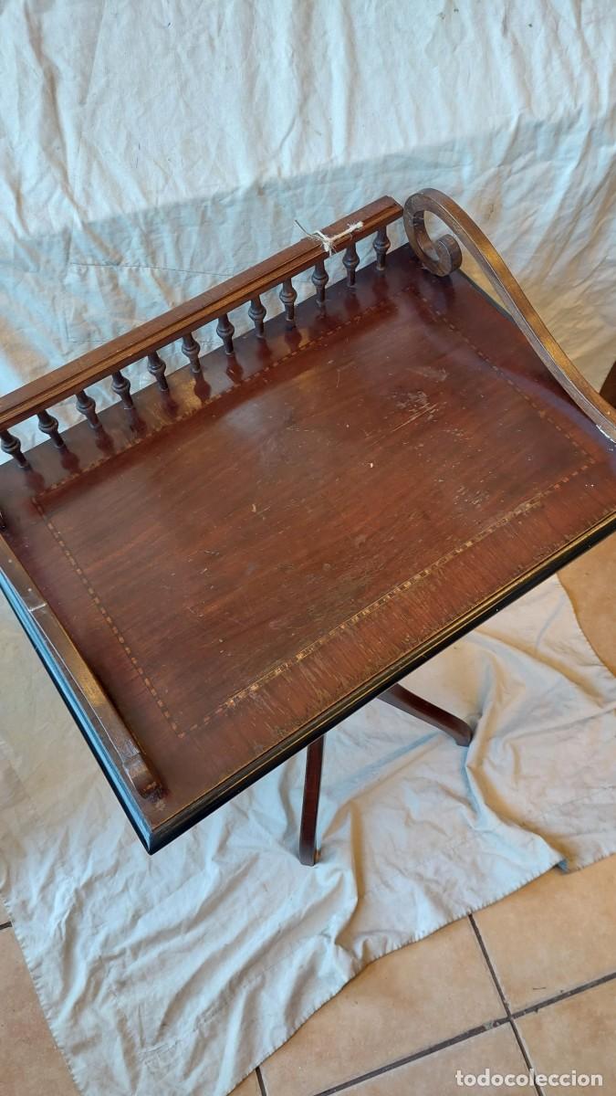 Antig&uuml;edades: Mesa costurero estilo ingles - Foto 2