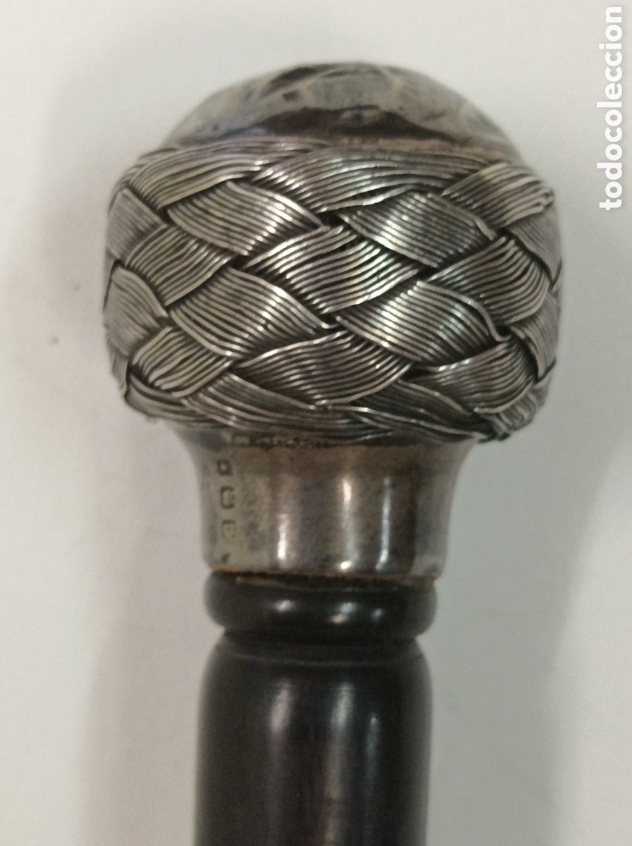 Antig&uuml;edades: Bast&oacute;n plata - Foto 1