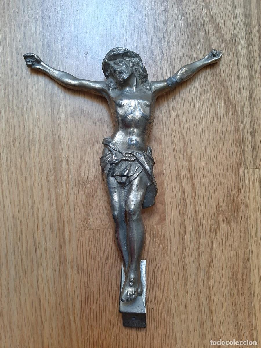Antig&uuml;edades: Antiguo Cristo metal - Foto 1