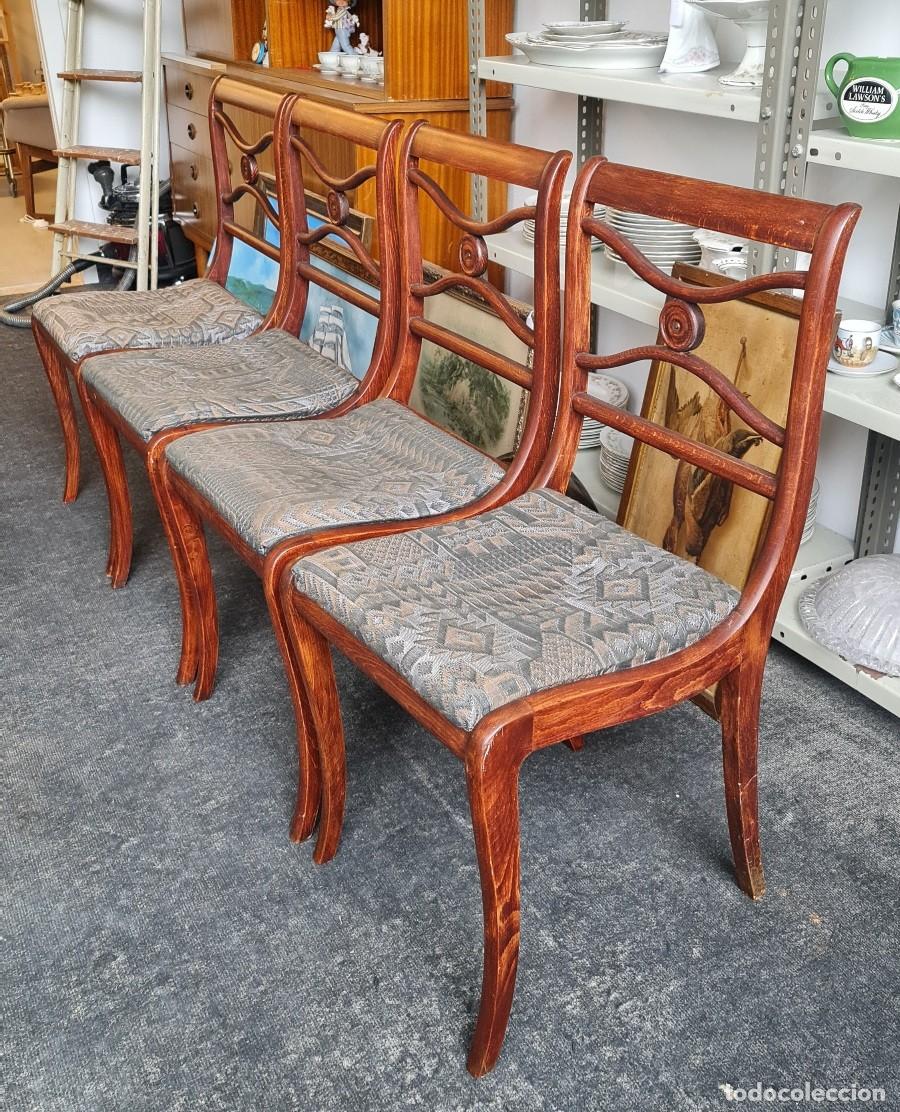 Antig&uuml;edades: 2 sillas modelo franc&eacute;s - Foto 1