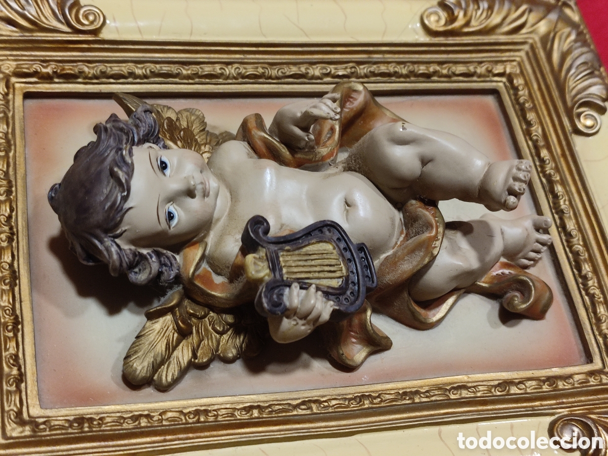 Antig&uuml;edades: Cuadros de &Aacute;ngeles en relieve - Foto 6